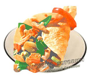 Фаршированные лепешки