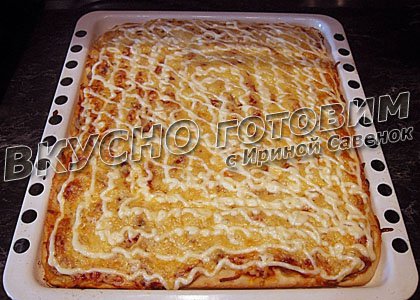 Пицца со стерилизованными шампиньонами - шаг 5