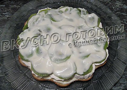 Зефирный торт с фруктами - шаг 12
