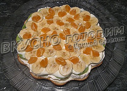 Зефирный торт с фруктами - шаг 13