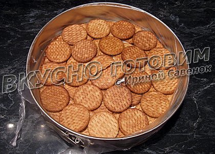 Торт из крекеров с бананом - шаг 8