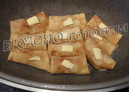 Блины с вишней - шаг 10