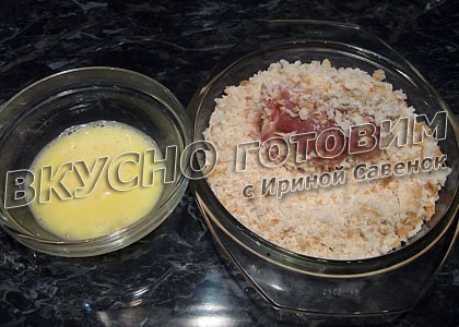 Свиные зразы, фаршированные грибами - шаг 8