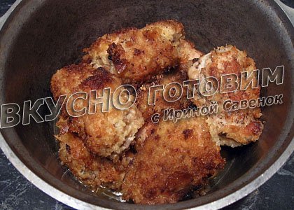Свиные зразы, фаршированные грибами - шаг 10