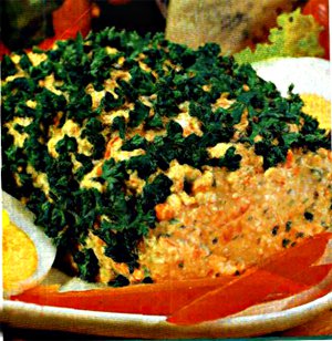 Полено из сыра с грецкими орехами