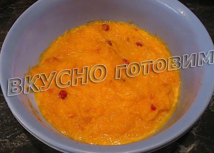 Запеканка из тыквы с орехами - шаг 3