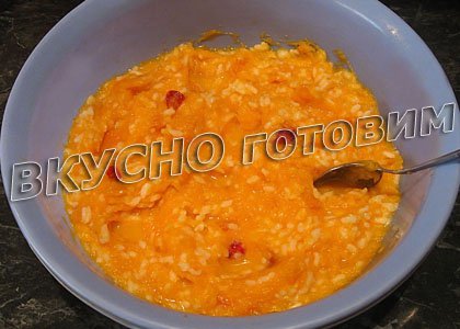 Запеканка из тыквы с орехами - шаг 4