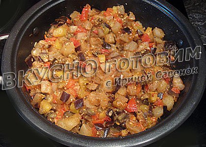 Патиссоны с баклажанами и помидорами - шаг 3