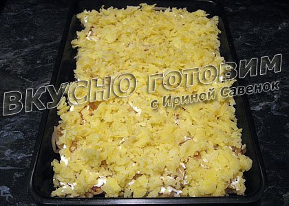 Рыба под сыром и картофелем - шаг 4
