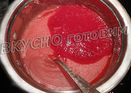 Клюквенный мусс - шаг 6