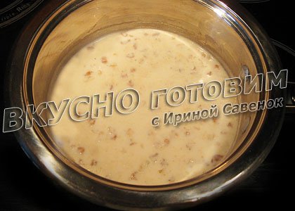 Молочная геркулесовая каша с изюмом и орехами - шаг 3
