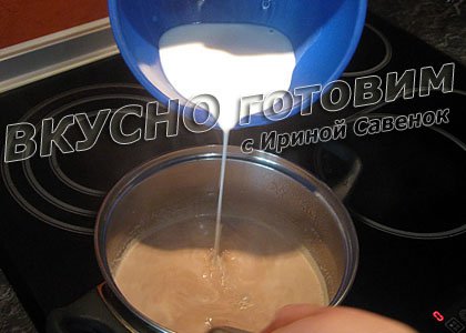 Молочный кисель с какао - шаг 4