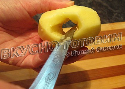 Картофель, фаршированный творогом - шаг 3