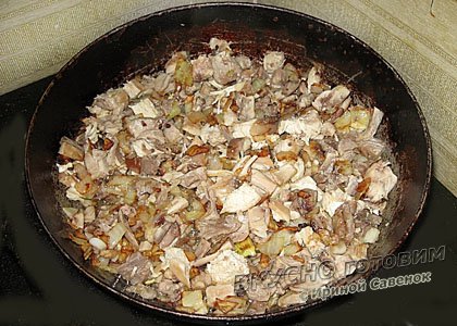 Макароны с куриной грудкой - шаг 2