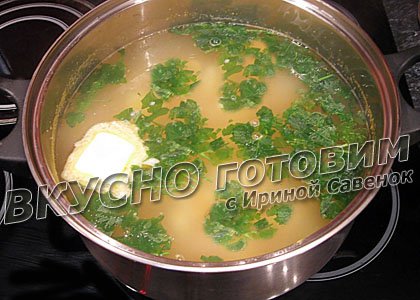 Диетический суп с пшеничными хлопьями - шаг 3