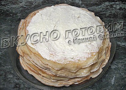 Блины с творогом - шаг 3