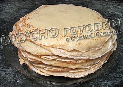 Блины с творогом - шаг 1