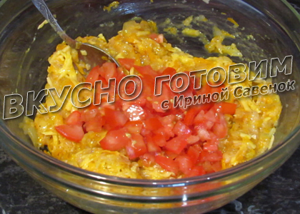 Кабачки Алые паруса, фаршированные курицей и твердым сыром - шаг 5