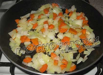Рис с овощами и свининой - шаг 1