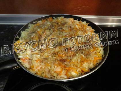 Жареная капуста с томатным соком - шаг 4