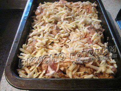 Курица в яблоках - шаг 2