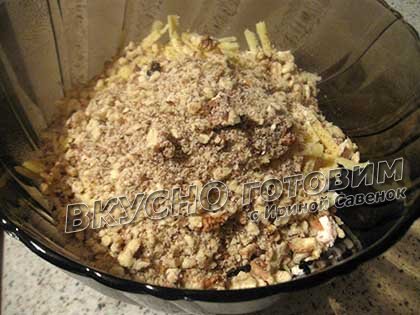 Cалат с курицей и ананасами - шаг 3