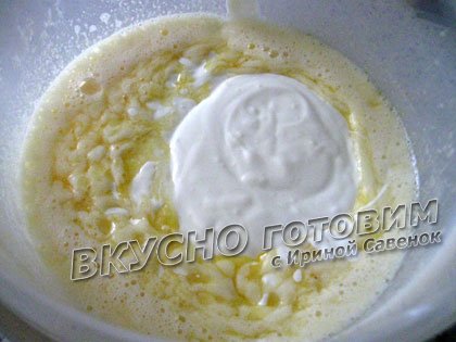 Ванильный кекс с изюмом - шаг 2