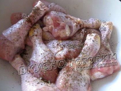Куриные голени в духовке - шаг 1