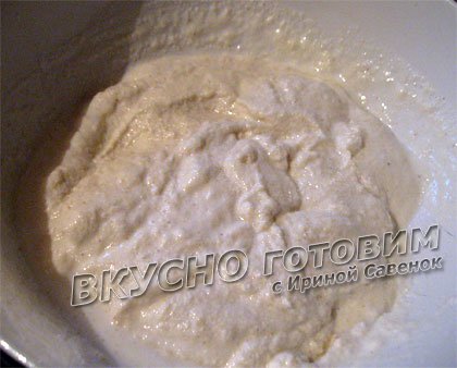 Манник с яблоками и орехами - шаг 1