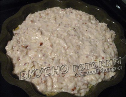 Манник с яблоками и орехами - шаг 5