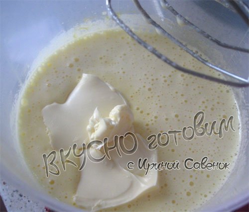 Манник без муки с яблоками и орехами - шаг 3