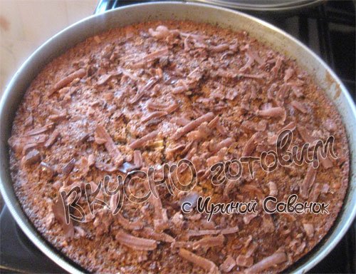 Манник без муки с яблоками и орехами - шаг 8