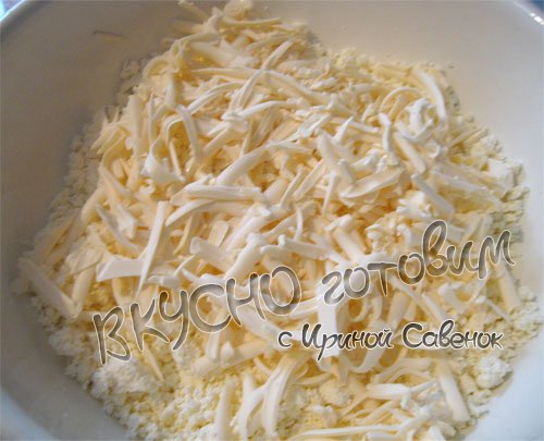 Сырно-творожный пирог с орехами - шаг 3
