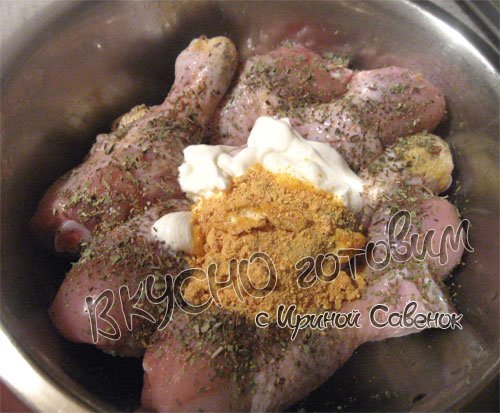 Куриные голени в духовке - шаг 1
