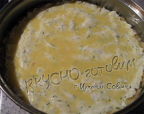 Сырно-творожный пирог - шаг 7