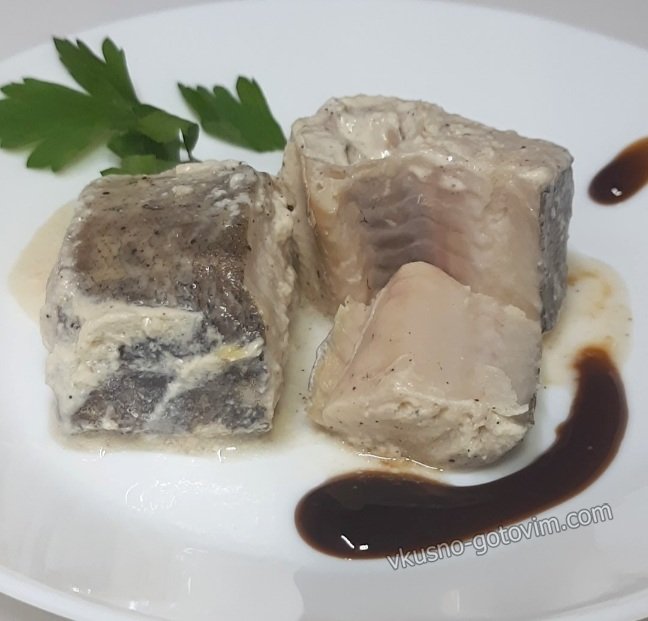 Сочный хек в духовке, в апельсиновом маринаде