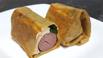 Быстрый ужин. Яйцо обнимает сосиску (сосиска в яйце)